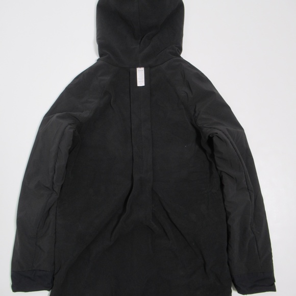 Lululemon Ivivva Brave The Rain Jacket Black Size 14 Hoodie Full Zip - Picture 11 of 12